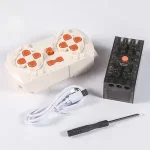 MOC Remote Control Kit with Rechargeable Battery Case Box APP Speed Remote Control Legoeds PF Building Blocks DIY Toy Gift Bangladesh (New)