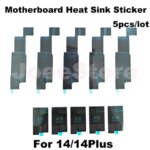 5set Mainboard Heat Sink Sticker IPhone 15 14 13 12 11 Pro Max X XS XR Plus Anti-Static Logic Board Dissipation Adhesive (New)