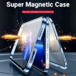 Metal Magnetic Case Samsung Galaxy S22 S23 S24 FE S25 Plus S26 Ultra A16 A26 A57 A36 A37 A56 A55 5G Double Sided Glass Cover (New)