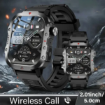 Outdoor 2.01 Mens Smartwatches Flashlight Fitness Clock Wireless Call Sports Wrist Smart Watches for Women IOS Android 2026 (New)