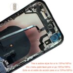 Power Volume Cable Replacement iPhone XR like 111213141516 & to 13Pro14Pro15Pro16Pro Led Flash Flex Cable With Mic (New)
