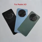 Back Glass Battery Cover Xiaomi Redmi A3 with Camera Lens Rear Door Housing Case Replacement Adhesive Bangladesh (New)