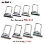 BackShell Sim Card Tray Samsung Z Flip 2 3 4 5 5G Chip Slot Holder Adapter Socket Micro Nano Socket Part Bangladesh (New)