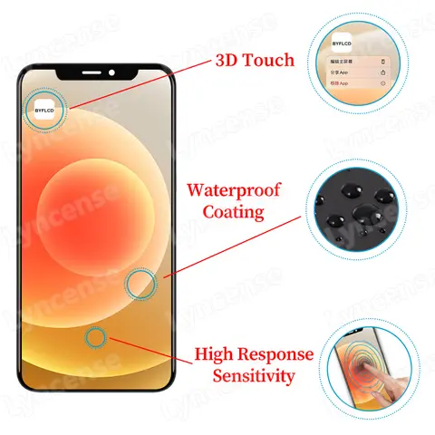 S90bec8f19b4c443ea12ffaca6e7a7176C_480x480q75 High Quality AAA InCell LCD For iPhone 12 12Pro Max Display Touch 12mini Screen Replacement Digitizer Assembly Repair Parts (New) - Image 1