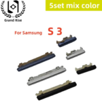 5 Set Side Volume Button + Power On/Off Button Key for Samsung Galaxy S3 S5 S6 S7 Edge G925 G920 G930 G935 (New)