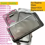 10/Lot Realme Note 60 50 14T 11 11X 10 9 9i 8i 4G 5G Touch Screen Front Outer Glass Panel Lens LCD Front Glass With OCA Bangladesh (New)