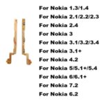 Nokia 1.3 1.4 2.1 2.2 2.3 2.4 3 3.1 3.4 3.2 4.2 5 5.1+ Power Volume Flex Cable Side Key Switch ON OFF Up Down Control Button Bangladesh (New)