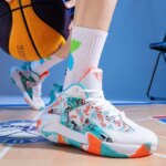 Anti-Slip Wear-Resistant Basketball Shoes Mesh Breathable Teenagers Adult Men Women Practical Competition Training Sports Shoes (New)