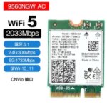 (1）100% original BackShell Intel AX211 9560HUN AX201 AX210 9462 9560AC WIFI6E Gigabit Wireless Network Card CNVI Bluetooth 5.3 Bangladesh (New)