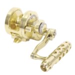 JIGGING BIG GAME SALTWATER FISHING REEL CNC MACHINED 2-SPEED 44LBS LEVER DRAG DEEP SEA BOAT TROLLING FISHING GEAR RATIO 4.5:1/2. (New)