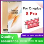 Tested 6.78 OnePlus 8 Pro Fluid AMOLED Display Touch Screen Digitizer Assembly One Plus 8 Pro LCD Replacement Parts Bangladesh (New)