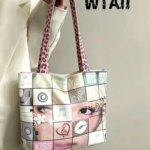 Tyvek Bag Girls Y2K 2026 New Environmentally Friendly Fashion Office Lady High-Capacity Shoulder Bag Handbag (New)