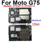 Motherboard Cover For Motorola MOTO G75 XT2437-2,XT2437-3 Rear Mainboard Frame Shell Cover with Lens Frame Parts (New)
