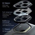 Matte Transparent Phone Case Honor 300 Pro Case Matte Full Back Cover Honor 300 Ultra Case Honor 300 Pro 300 Ultra (New)