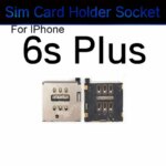 Sim Card Tray Socket Adapter iphone X XR XS MAX 8 7 6S 6 Plus 5S 5C 5 4 4S SE 2020 Sim Reader Card Slot Holder Flex Ribbon (New)