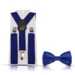 Kids Suspender Colorful Elastic Leather Accessories Suspenders For Kid Pants Straps For Party Wedding Tuxedo Suit Boy Girls Gift (New)