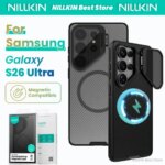Nillkin For Samsung Galaxy S26 Ultra Magnetic CamShield Prop Phone Case Camera Foldable Stand Back Cover 360° Protection (New)