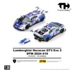 Trends Hobby 1/64 Lamborghini Huracan GT3 EVO2 2024 DTM NO.19 Racing Miniature Model Toy Car Free Wheels Diecast Collection Gift (New)