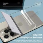 5Pcs Hydrogel Film iPhone 16 15 14 13 12 11 Pro Max Plus Screen Protector iPhone SE 8 7 Plus XR X XS MAX 16e Back Film (New)
