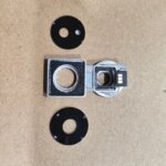 Xiaomi Mix Flip Camera Glass Lens with Frame Main Camera Glass Frame Smartphone Repair Parts (New)