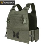 IDOGEAR Tactical FCSK 30EX MOLLE Vest 3320 Inner Plates Durable Nylon Quick Release Call Sign Patch 3320 (New)