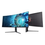 40-Inch Wide Curved 5K QLED VA Panel Gaming Monitor 144Hz Refresh Rate 21:9 Aspect Ratio with HD/DP Interface for Laptop PC (New)