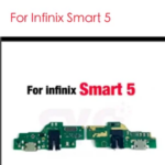 1 BackShell USB Port Charging Board Infinix Smart 5 USB Charging Dock Port Flex cable Repair Parts Bangladesh (New)