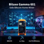 STARMINER Smart New 2026 Bitaxe Gamma 601 Solo Miner 12Th s 18W 12V BM1370 Asic Chip Bitcoin Miner Block Discovery Lookup (New)