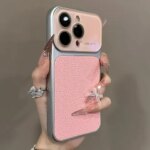 Luxury Litchi Grain Leather Matte Phone Case iPhone 11 12 13 14 15 16 17 Pro Max Plus Air Bumper Back Cases Cover (New)