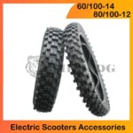 Front tire 60/100/14 inner tube 2.50-14 rear tire 80/100-12 inner tube 3.00-12 front and rear tires for off-road motorcycles (New)