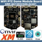 WIFI PTZ Audio 5MP IP Camera Module Board GK7205V500+SC401 Wireless For Speed Dome Icsee XMeye CMS ONVIF P2P Motor Control (New)