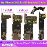 Fully Tested Authentic Motherboard iPhone 13 Pro Max Mainboard with Face ID Chips Logic Board OS System Clean iCloud 13 Bangladesh (New)