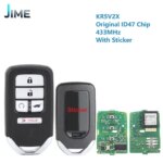 KR5V2X OEM ID47 Chip Smart Remote Car Key For Honda Piot CR-V Civic 2016-2021 433MHz IC: 7812D-V2X SUV Key Control With lago (New)