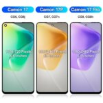 Premium CG6 CG6j CG7 CG7n CG8 CG8h Lcd Tecno Camon 17 Display Touch Screen 17P Digitizer Panel Camon 17 Pro Assembly (New)