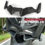For YAMAHA X-MAX X-Max XMAX 300 2023 2024 2025 2026 Motorcycle Front Spoilers Cover Winglets Wheel Fender Beak Extension Cowl (New)