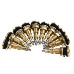 10pcs Tyre Valves Brass & Rubber TR618A Brass Tire Tractor Tubeless Valve Water for Agricultural Tractor Parts (New)