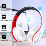 Wireless Bluetooth Headphones Stereo Foldable Sport Earphone with Microphone Handfree for MP3 Player (New)