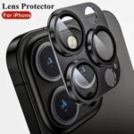 Cover Camera Lens Protector iPhone 16 15 14 Pro Max Tempered Glass iPhone 14 15 16 Plus Metal Camera Lens Protector Bangladesh (New)