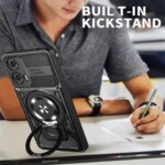 Luxury Shockproof Armor Protective Phone Case Motorola Moto G84 G54 G34 5G G24 Power G04 G04S E14 With Metal Ring Cover (New)