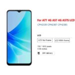 6.56"For OPPO A77 4G LCD Display Touch Screen Digitizer Assembly Display For Oppo A57 4G A57S LCD CPH2339 LCD Screen Replacement (New)
