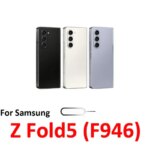 For Samsung Galaxy Z Fold 5 Fold5 F946 Phone New Housing Chip SIM Card Tray Slot Holder Pocket Parts Single Dual SIM Black (New)