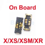BaRuiLe 50pcs FPC Battery Connector Holder iphone 11 12 13 Pro Max 14 15 Plus XS XR X 8 Plus Inner Connector on Board Flex (New)