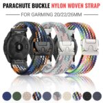 Stretch Nylon QuickFit Watch B 20 22 26mm Garmin Fenix 8 7 6 5 erunner 965 955 945 Instinct Tactix Elastic Watch Strap (New)
