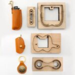 YOMDID DIY Leather Cutting Die Key Storage Lighter Bag Making Leather Template Punching Mold Handcraft Knife Die Leather Tool (New)