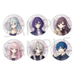 SEKAI PROJECT Illustrator Collaboration 2026 Game Kanade Mafuyu Ena Mizuki Epica ePick Original Badge Pin (New)
