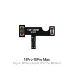 5pcs JCID 4th Gen Tag-on Battery Repair FPC Flex Cable iPhone 15 Pro Max 14 11 13 12 Mini Plus Remove Warning 0 Cycle Tools (New)
