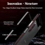 Luxury Double Patchwork Color Aluminum Bumper Sony Xperia 10 â…£ Xperia 1 â…¢ Xperia Pro I Metal Camera Protection Cover Coque (New)
