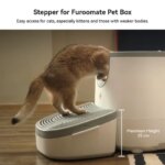 3-in-1 Cat Stepper for Self-Cleaning Litter Box Trapping Litter & Storage Tray with Non-Slip Ramp for furoomate (New)