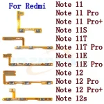 Power On Off Flex Cable Xiaomi Redmi Note 11 Pro+ 11T 11E 12 Pro+ 12S 4G/5G Volume Key Side Button Mute Switch Spare Parts Bangladesh (New)