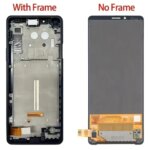 Original OLED Sony Xperia 10 II LCD Touch Screen Digitizer Assembly Replacement Sony X10 mark2 XQ-AU51 XQ-AU52 LCD Frame (New)